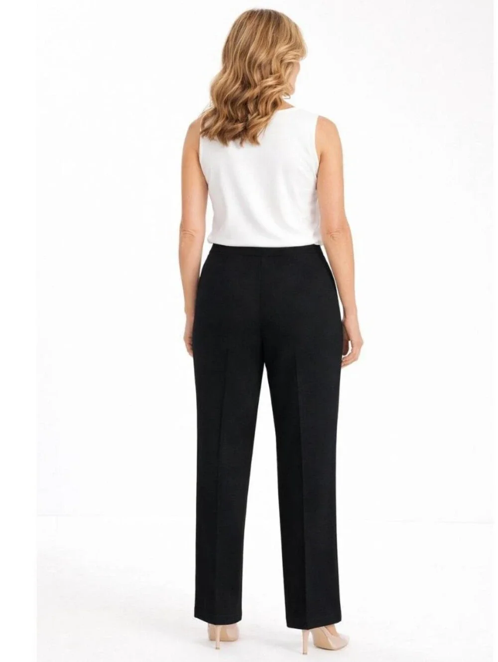 Lafayette 148 Flat Front Straight Leg Trousers #3912